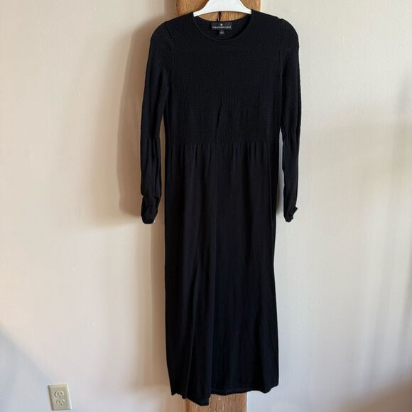 Tuckernuck Pomander Place Black Double Knit Lennox Maxi Dress Size Small - Picture 2 of 10